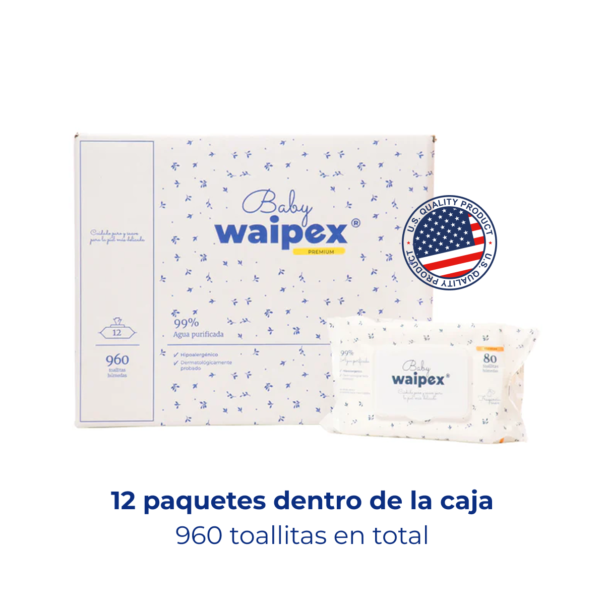 Toallitas Húmedas Baby Waipex Premium
