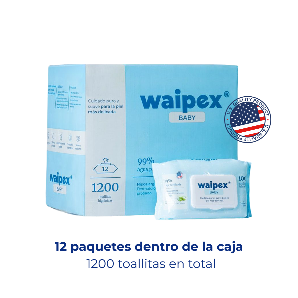 Toallitas Húmedas Baby Waipex